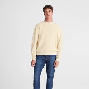 Madewell Waffle-Knit Sweatshirt - Antique Cream